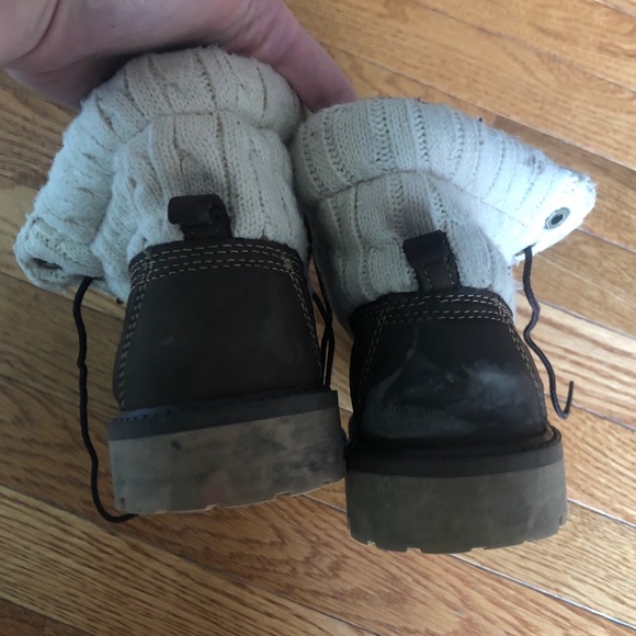 Timerbland | Women’s Leather Sweater Lace Boot 5 - Picture 6 of 8